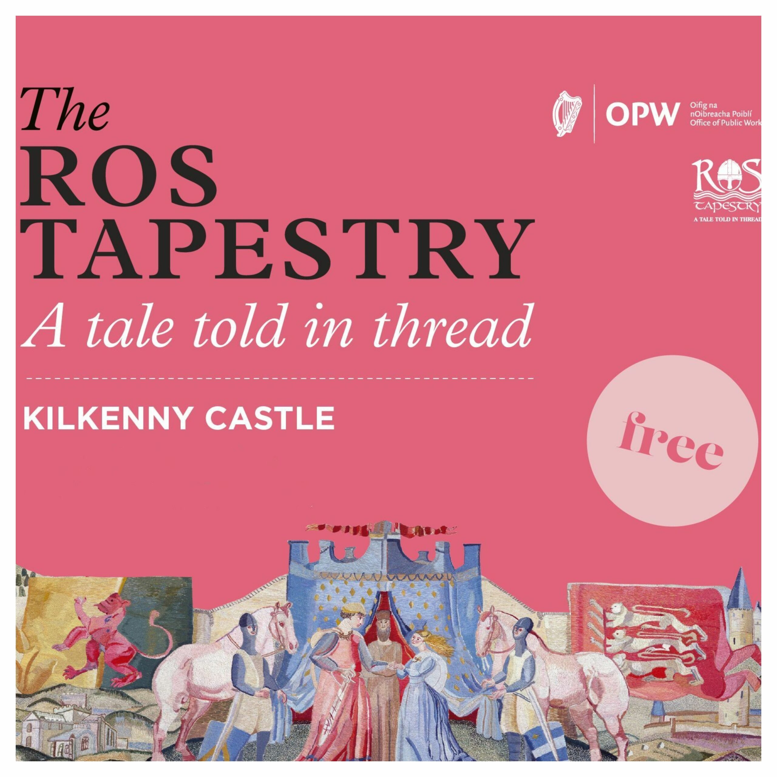 Poster of the Ros Tapestry Exhibition