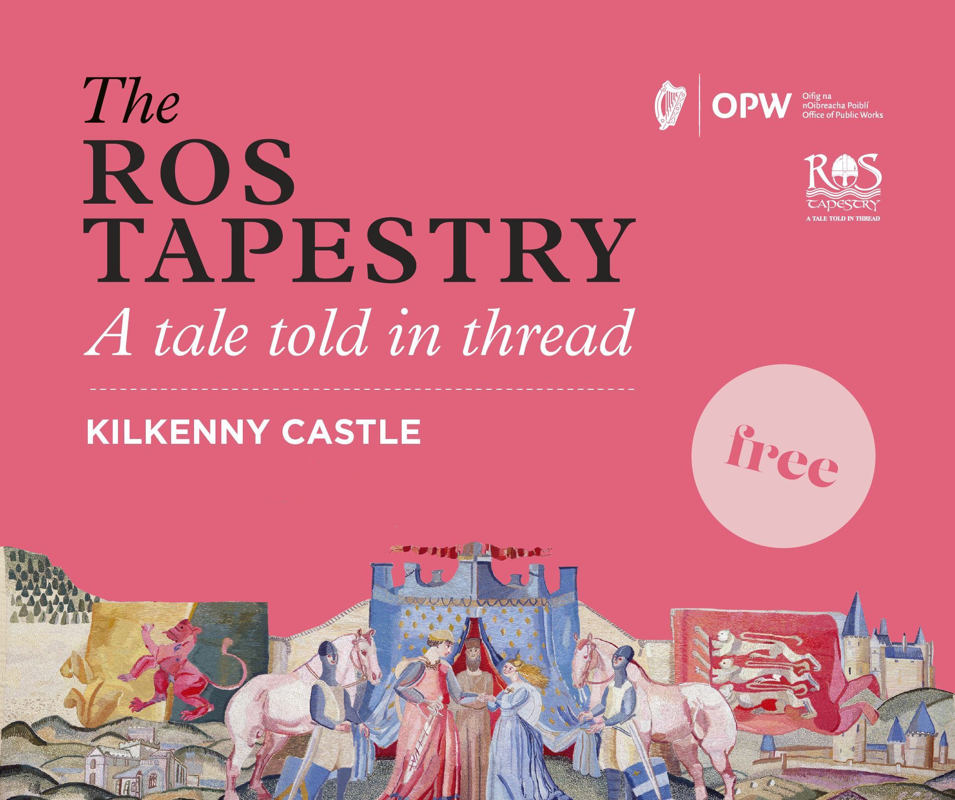 Poster of the Ros Tapestry Exhibition